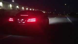 Mercedes Benz E350 with Meisterschaft GTC Exhaust FULL ACCELERATION [upl. by Etteloiv]