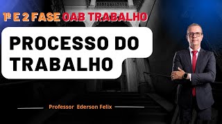 1 e 2 fase OAB Trabalho  AULA AO VIVO  Dicas [upl. by Adnilem]