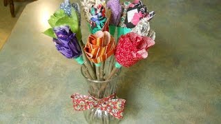 How To Make Fabric Roses [upl. by Verney]