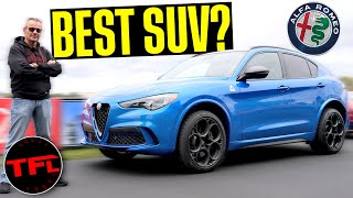 Is the 2024 Alfa Romeo Stelvio Quadrifoglio the BEST Performance SUV You Can Buy [upl. by Esyli36]