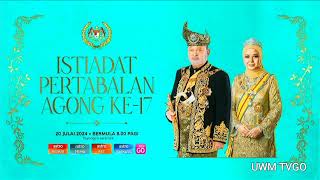 Istiadat Pertabalan Agong Ke17  Astro Channel Promo [upl. by Ynoyrb]