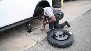 How To Change a Flat Tire with Certified Technician Jimmy Berry [upl. by Ecirtac]