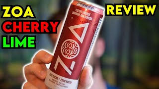 ZOA Cherry Limeade Energy Drink Review [upl. by Gregorio732]