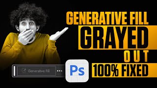 Photoshop Generative Fill Grayed Out Quick Solutions and Tips 100 FIXED [upl. by Jemmy]