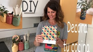 DIY Como DECORA LA COCINA fácil  Tips decoración [upl. by Hernando]