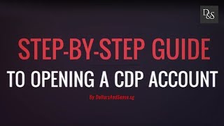 StepbyStep Guide To Opening A CDP Account [upl. by Torrlow]