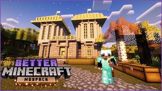 Library build the Ultimate Better Minecraft Survival Series  EP24 [upl. by Madelene]