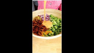 recipes salad vegan broccoli salad❤️🥦😋😍 [upl. by Leirum]