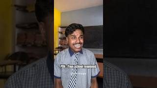 School reopen aiendi 🥲 actorbhargav youtubeshorts comedy school subscribe viral students [upl. by Jennings]