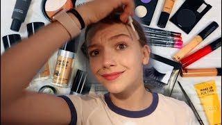 BACKWARDS MAKEUP CHALLENGE Vlog Day 82  Jayden Bartels [upl. by Stanwood128]