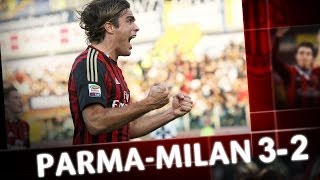 AC Milan  ParmaMilan 32 Highlights [upl. by Hilliard]