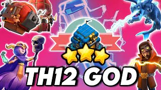 THE ABSOLUTE BEST OF TH12  Top 5 Th12 Attack Strategy  Best Town Hall 12 Attack Strategies 2023 [upl. by Irual]