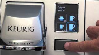 How to descale a Keurig® B155 Brewing System [upl. by Ozmo]