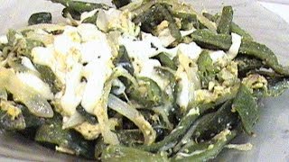 RECETA DE RAJAS DE POBLANO CON QUESO [upl. by Ramedlav]