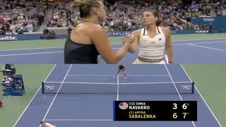 2024 US Open SemiFinal Highlights Aryna Sabalenka vs Emma Navarro  Sabalenkas Victory [upl. by Neelyk]