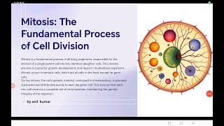 Mitosis  An Equational Division class 10 11 icse cbse bseb neet [upl. by Trescott]