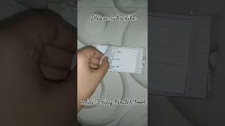 home made 3 ring binder book diy mini how to make 3 ring binder book please subscribe 👍 journal❤️ [upl. by Aicena]