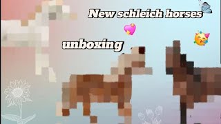 Schleich horses unboxing✨️📦🛍💖🥹🥳 [upl. by Vincenty234]