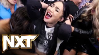 Roxanne Perez and Kiana James come to blows backstage WWE NXT highlights Nov 28 2023 [upl. by Savior]