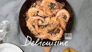 Delicuisine Rezept Crevetten in der Glut [upl. by Moule185]