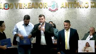 ENTREGA DE MOÇÃO DE APLAUSOS  VEREADOR MIILER 12112024  CÂMARA MUNICIPAL DE TANGUÁ [upl. by Annahvas]