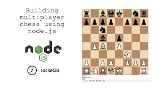 I made an online multiplayer chess game in an HOUR using nodejs and socketio [upl. by Liatrice]