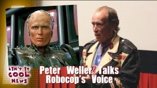 Peter Weller Talks Robocops Voice [upl. by Eicnarf901]