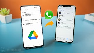 How to Restore WhatsApp Messages from Google Drive to iPhone [upl. by Rovaert]