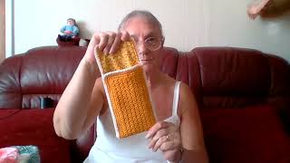 168Vlog Pouches Bowls amp Knitting Sheilas Knitting Tips and Other Stuff [upl. by Dlanor388]