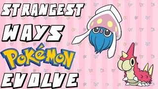 Top 10 Strangest Ways Pokemon Evolve [upl. by Seadon987]