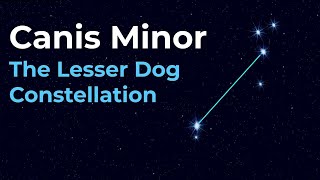 Finding Canis Minor the Lesser Dog Constellation [upl. by Novak]