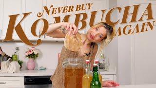 How to Make Kombucha at Home Ill never buy it in store again [upl. by Joelynn]