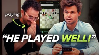 Magnus Carlsen Analyzes His First Chess Game Against GothamChess [upl. by Attecnoc]