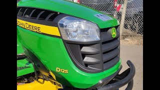 John Deere D125 Ride On Mower [upl. by Rockafellow291]