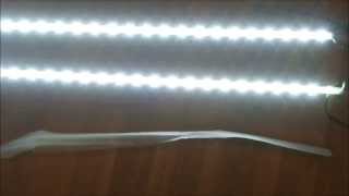 Aluminium LED Profil Weiß ALU Licht Leiste Eck Lichtleiste lights LED STRIP 12V [upl. by Ekram]