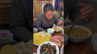 rural countryside food countrysidemukbang delicious ruralchina eat ruralcuisine cooking [upl. by Areip]