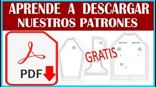 📌 COMO DESCARGAR PATRONES DE CONFECCIÓN PROFESIONAL GRATIS en PDF  FÁCIL [upl. by Flemings943]