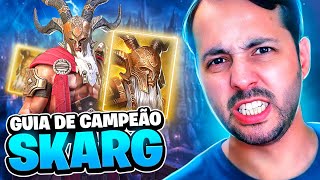 SKARG ANCIÃO  GUIA COMPLETO  MAESTRIAS E ONDE USAR  Raid Shadow Legends [upl. by Naerol]