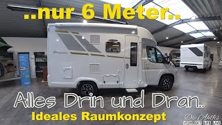 Das WohnmobilRaumwunder unter 6 Meter👌Mooveo TEI 60 FB Tolles BAD Super Dusche und Vollausstattung✌ [upl. by Verna]