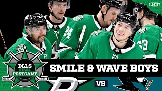 Dallas Stars defeat San Jose Sharks 52  STARS POSTGAME [upl. by Idnaj]