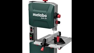 Bandsaw Metabo BAS 261 vibration problem [upl. by Hannis]