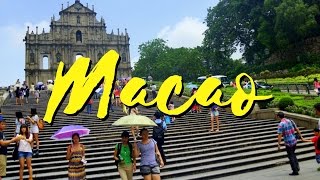 MACAU TRAVEL GUIDE  Things To Do In Macao On A Day Trip from Hong Kong [upl. by Eissac]