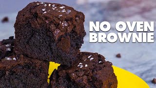 No Oven Brownies Recipe for Beginners Easy No Bake Brownies Recipe [upl. by Enohs]