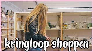 SHOPPEN BIJ DE KRINGLOOPWINKEL  SHOPLOG [upl. by Maillil]