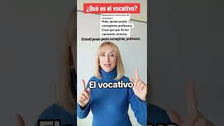 ¿QUÉ es el VOCATIVO ortografía sintaxis EBAU selectividad spanishteacher [upl. by Ahsienot694]