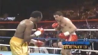 WOW WHAT A KNOCKOUT  Thomas Hearns vs Juan Roldan Full HD Highlights [upl. by Cavallaro37]