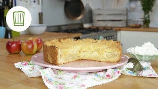 Apfelkuchen mit Streuseln  Chefkochde [upl. by Yrocaj]