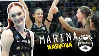 Marina Markova  vakifbank vs Sariyer Bld  Turki volleyball League 2024 [upl. by Nahem]