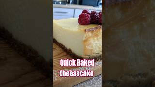 FOOLPROOF baked cheesecake bakedcheesecakerecipe bakedcheesecake weekendvibes cheesecake [upl. by Ailegna]