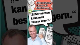 Silbermünzen lassen sich gut lagern silber edelmetalle [upl. by Nahpos936]